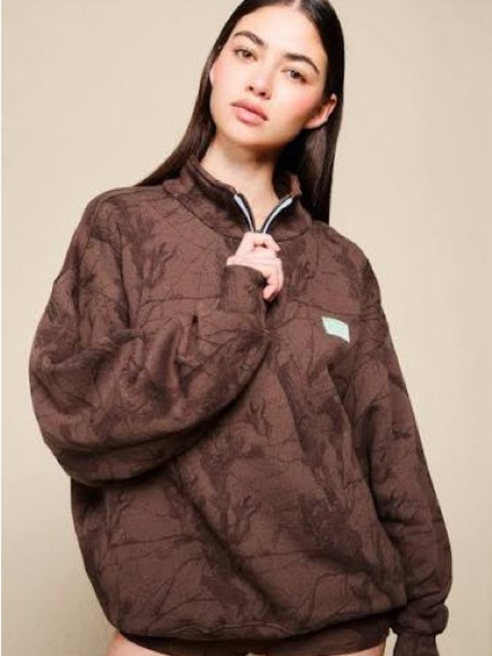 Dairy Boy Heritage Half Zip- Low Country Camo